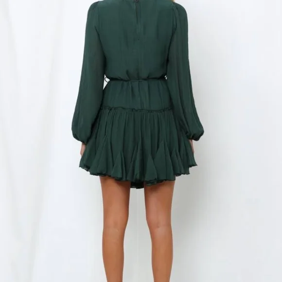 NWT, Once In A Blue Moon Dress Green, Size 6 (M) - Picture 5 of 11